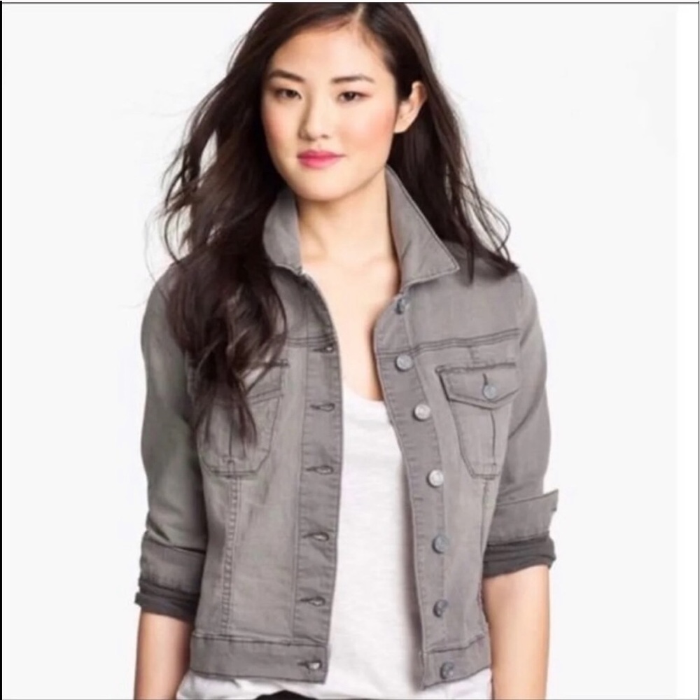 Kut From The Kloth Jean Jacket in Gray